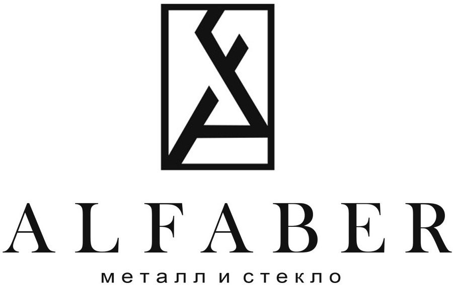 Логотип компании Алфабер на белом фоне