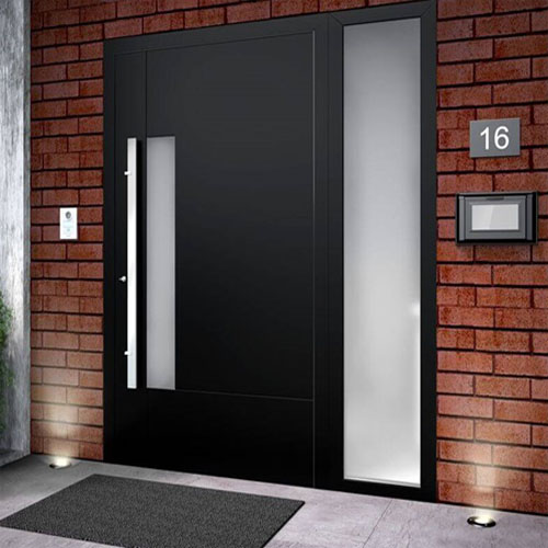 Входные алюминиевые двери для дома с эксклюзивным дизайном Alumil
